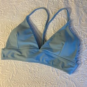 ‼️SOLD‼️ Baby Blue Shein Strappy Bikini Top